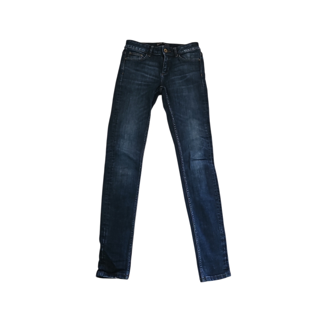 Zara Dark Blue Straight Leg Jeans